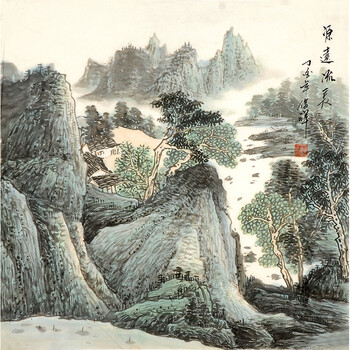 山东画院画师 李俊祥《源远流长》¥拍卖已结束山东省美协会员 肖泽