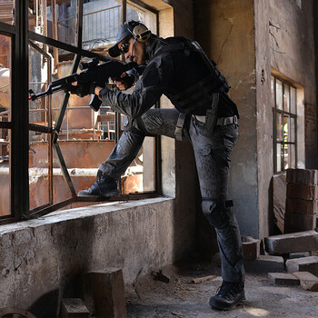 户外ix7迷彩服男真人cs套服军装武警体能作训青蛙服种兵军迷服装战术