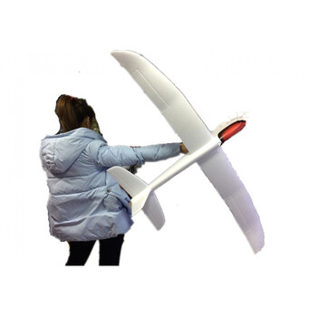 迷你 手抛飞机泡沫飞机滑翔机战斗机子户外运动益智儿童玩具 超大号手