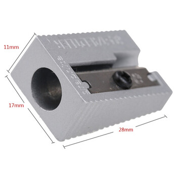 施德楼（STAEDTLER）卷笔刀削笔刀 全钢制转笔刀铅笔削笔器 学生儿童绘画素描美术彩铅工具开学必备用品 单孔51010