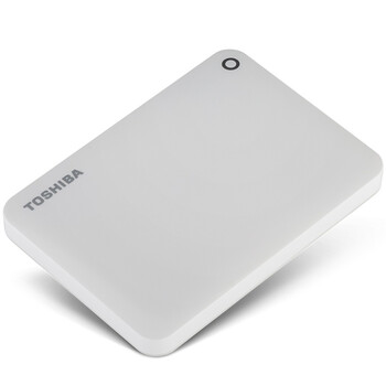 
                                        东芝（TOSHIBA）V8 CANVIO高端系列 2.5英寸 移动硬盘（USB3.0）1TB（清新白）                