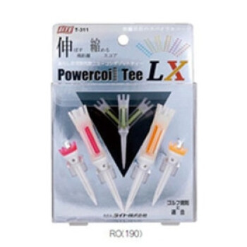 SZTEE T-312 LX系列高尔夫球Tee  伸缩花形弹力球TEE 球托球钉 T-311-红桔
