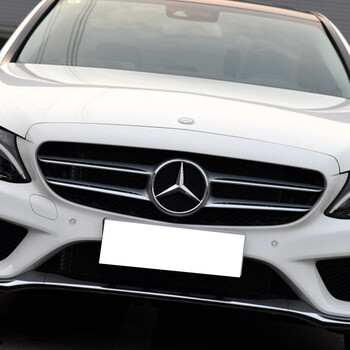 适用于奔驰c级保险杠亮条c180l c200l c260l c300l前杠饰条装饰条 15