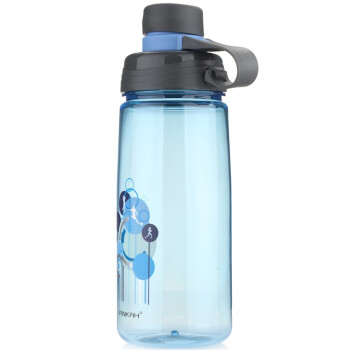 品家家品水壶 耐摔PC塑料便携直饮水杯(620ml)大容量户外运动水壶PJ-728R 蓝色