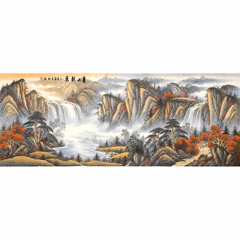 《百虎图》20米巨幅收藏长卷 杨秋生当代画猫大家,齐鲁书画研究院画家