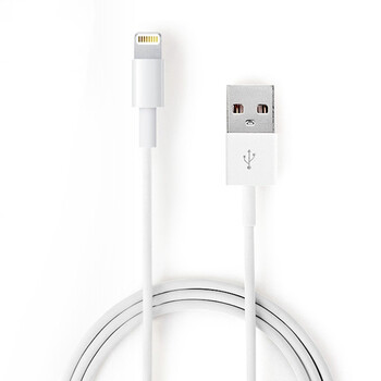 
                                        幻响（i-mu）MFi认证 苹果数据线XS Max/XR/X/8手机快充充电器线USB电源线 支持iphone6s/7Plus/ipad 1.2米白                