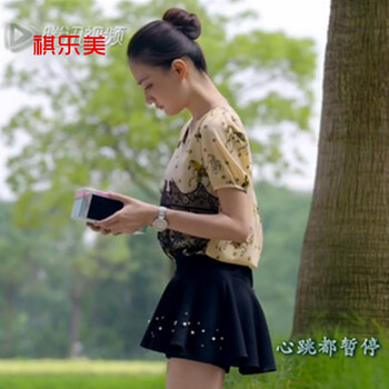 祺乐美2015妻子的谎言同款 孙佳媛徐璐同款 雪纺上衣+裙裤套装Y8701 花色 M