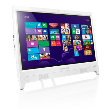 联想（lenovo）C2005 19.5英寸一体机电脑（2G 500G 核显 win8） E1-6010 白色