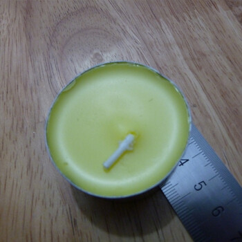 慈品 供灯酥油灯 香薰蜡烛 酥油蜡烛 香薰灯 纯植物无烟 清香无添加无色素 8小时50粒 黄色8小时 4盒装  共200粒