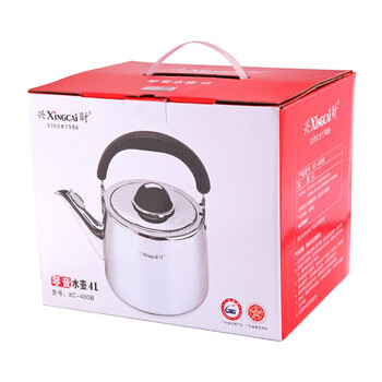 兴财 不锈钢烧水壶 自动鸣叫提醒 4L琴音系列 XC-400B