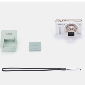 佳能（Canon）PowerShot SX610 HS 数码相机（2020万像素 、18倍光学变焦）白色单机版