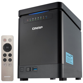 QNAP 威联通 TS-453Bmini 4G内存 四核处理器 直立 NAS 四盘位网络存储（无内置硬盘）