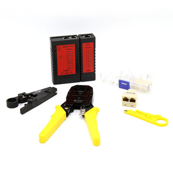 精明鼠NF-1206网络工具套装 网线钳测线仪 剥线刀 水晶头 网络工具 网络工具包