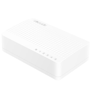 
                                                                                腾达（Tenda）S105 5口百兆交换机 4口家用宿舍交换器 监控网络网线分线器 分流器 兼容摄像头                