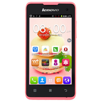 
                                        联想(Lenovo) A396 蜜桃粉 联通3G手机                