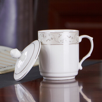 洁雅杰陶瓷茶杯 带盖水杯子(350ml)陶瓷茶杯陶瓷办公杯 中华杯 洁雅杰陶瓷茶杯 带盖水杯子(350ml)陶瓷茶杯陶瓷办公杯 中华杯