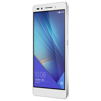 荣耀7 4G双卡双待双通手机 冰河银 移动4G(16GB ROM)
