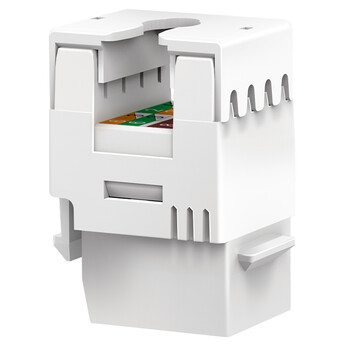 TP-LINK TL-EJ5e02 超五类CAT5e高端工程级镀金版千兆网络信息模块 180度、打线