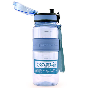 
                                        
                                        【京东配送】优之 水之魔法师透明塑料水壶 简约便携户外杯 运动水杯 带锁扣按盖 650ml 粉蓝                