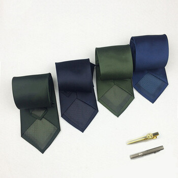 07绿色领带领带夹各类配饰齐全工装领带春秋领带 陆款