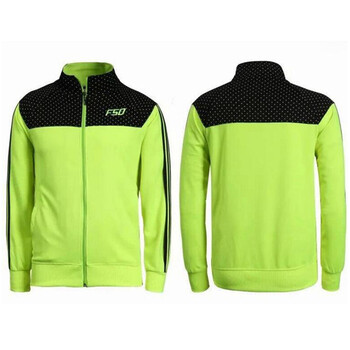 zexin春秋长袖 足球训练服运动服 绿色 4xl