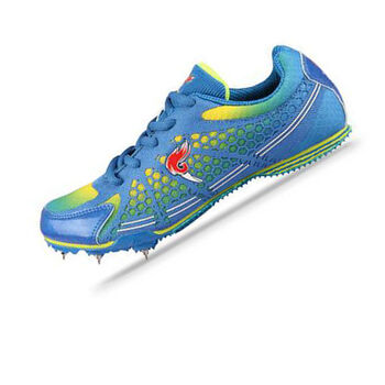 户外运动火炬系列男女轻便田径训练鞋 6钉 短跑钉子鞋运动跑鞋 蓝色