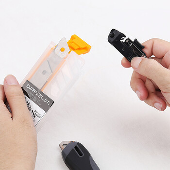 国誉(KOKUYO)美工刀替换芯FLANE安全便携手工刀裁纸刀片大号 5片装 HA-S250-5 