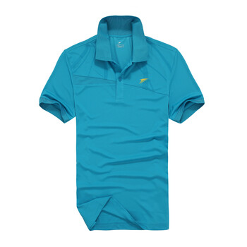 金莱克男装短袖t恤polo衫 2015夏季新款休闲夏装翻领运动衫 水兰 xl