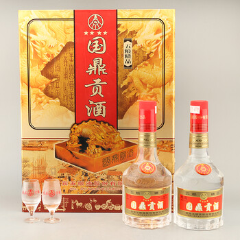 国鼎贡酒(礼盒) 2000年  52度 500ml  2瓶【22】(白酒,收藏品)06