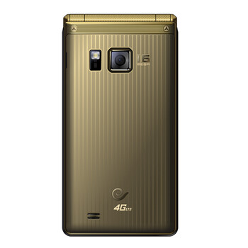 优思（Uniscope）U W2015 电信4G翻盖手机 双卡双待 金色