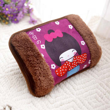 热水袋充电防爆暖手宝暖手袋注水电暖宝暖水袋热宝暖宫暖宝宝 咖啡