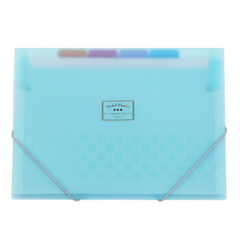 国誉(KOKUYO)A4风琴包淡彩曲奇学生薄款资料册松紧带文件夹 6层7袋 蓝色1个 WSG-DFC70B 国誉(KOKUYO)A4风琴包淡彩曲奇学生薄款资料册松紧带文件夹 6层7袋 蓝色1个 WSG-DFC70B