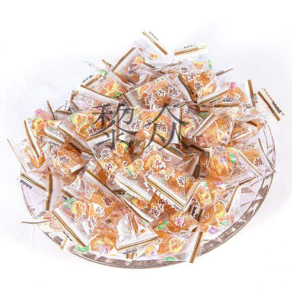 松子糖 松仁粽子糖散装500克约90颗苏州土特产糖果零食 采芝斋粽子糖500g