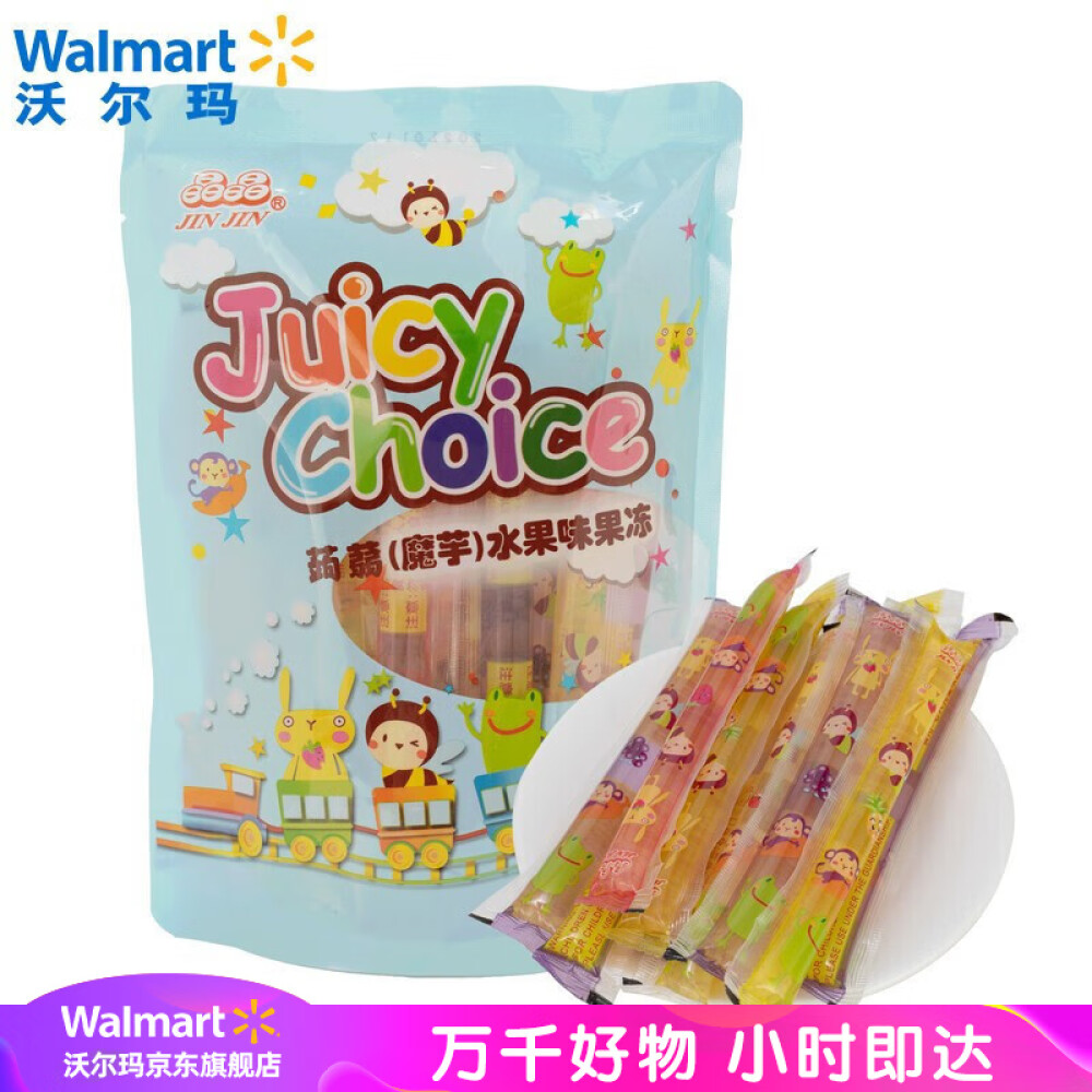 晶晶 中国 Juicy Choice蒟蒻（魔芋）水果味果冻 304g
