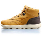 鸿星尔克男鞋运动休闲鞋男秋冬季加绒加棉男士运动鞋耐磨中帮旅游鞋男款 驼棕色/深棕 42