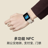 Redmi Watch 典雅黑 智能手表 运动监测 实时心率追踪 多功能NFC 智能语音助手 轻巧小方屏 红米手表