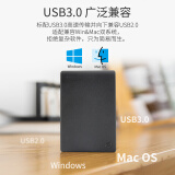 希捷(SEAGATE)移动硬盘 USB3.0 1T/2T 简 高速 便携 兼容MAC 2.5英寸 【新】暗夜黑色 1TB