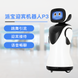 派宝（padbot） 商用智能机器人PadBot P3迎宾接待跳舞引流语音互动百科问答机器人 白色