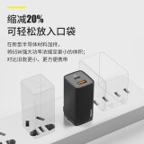 倍思 65W氮化镓充电器适用iPhone13PD20W快充苹果12华为小米macbook笔记本充电头 65W氮化镓+100W快充线【套装】Lite版 黑