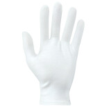 福安特劳棉布纱线白手套礼仪手套30付起售