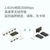 TP-LINK 无线网桥套装(1公里) 监控专用wifi点对点远距离传输无线AP CPE TL-S2-1KM套装