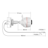 萤石（EZVIZ）摄像头C3W/C无线wifi家用全彩监控套装室外防水摄像机语音对讲手机远程海康 对讲版-400万C3W全彩+128G