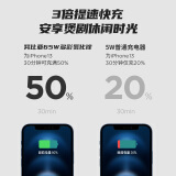 努比亚 65W氮化镓GaN pro充电器套装适用20W苹果iphone13/12多口PD快充头华为小米macbook笔记本100W数据线银