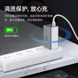 努比亚 65W氮化镓GaN pro充电器套装适用20W苹果iphone13/12多口PD快充头华为小米macbook笔记本100W数据线银