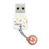 惠普（HP）32GB USB3.1 U盘 x778w 暖心橙橘 高速可爱情侣创意 学生u盘