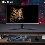 三星（SAMSUNG）31.5英寸 1500R曲面 FHD高清 爱眼 窄边框 FreeSync 可壁挂游戏电脑显示器（C32R500FHC）