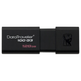 金士顿（Kingston）128GB USB3.0 U盘 DT100G3 读速130MB/s 黑色 滑盖设计 时尚便利