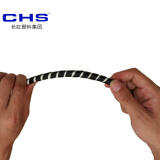 CHS长虹塑料电线缠绕管缠绕带 黑色 白色 6mm 长度约18m