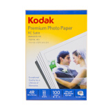 美国柯达Kodak 4R/6英寸 270g绒面RC防水相纸/喷墨打印照片纸 100张装 5740-159