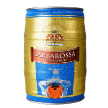 德国进口 凯尔特人（Barbarossa）小麦啤酒5L桶 精酿醇香 回味甘爽